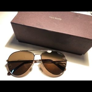 Tom Ford unisex Aviator Sunglasses